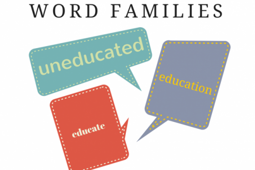 Word families của các từ tiếng anh phần 2