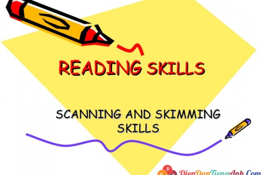 Kỹ năng Skimming và Scanning trong phần thi IELTS Reading