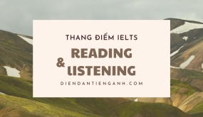 Thang điểm Ielts Reading và Listening