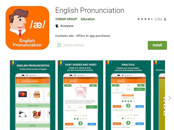 English Pronunciation by Yobimi Group